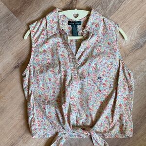 Lauren Ralph Lauren Floral Sleeveless Top